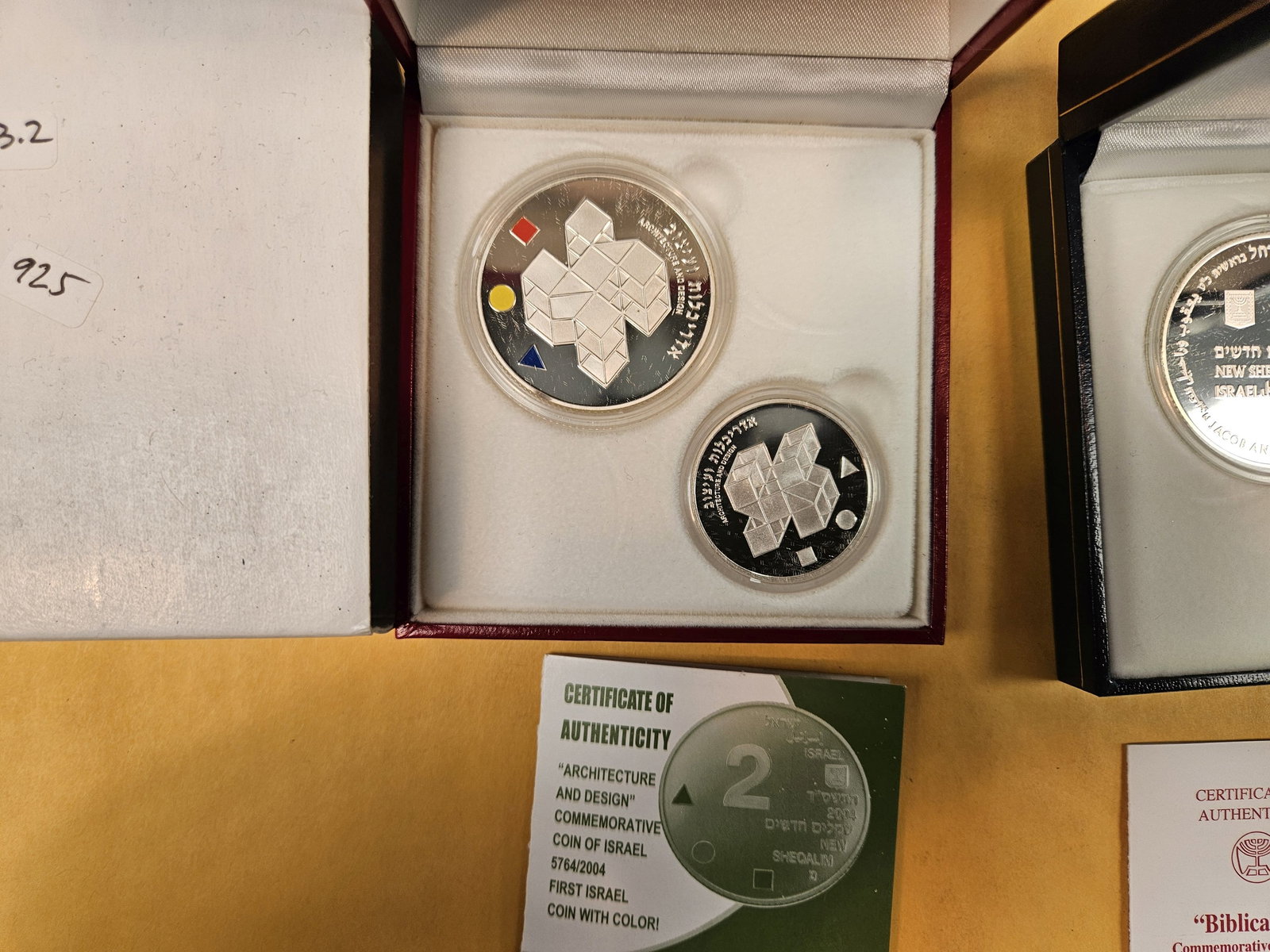 Two GEM Proof Deep Cameo 2-Coin Silver Sets - 2