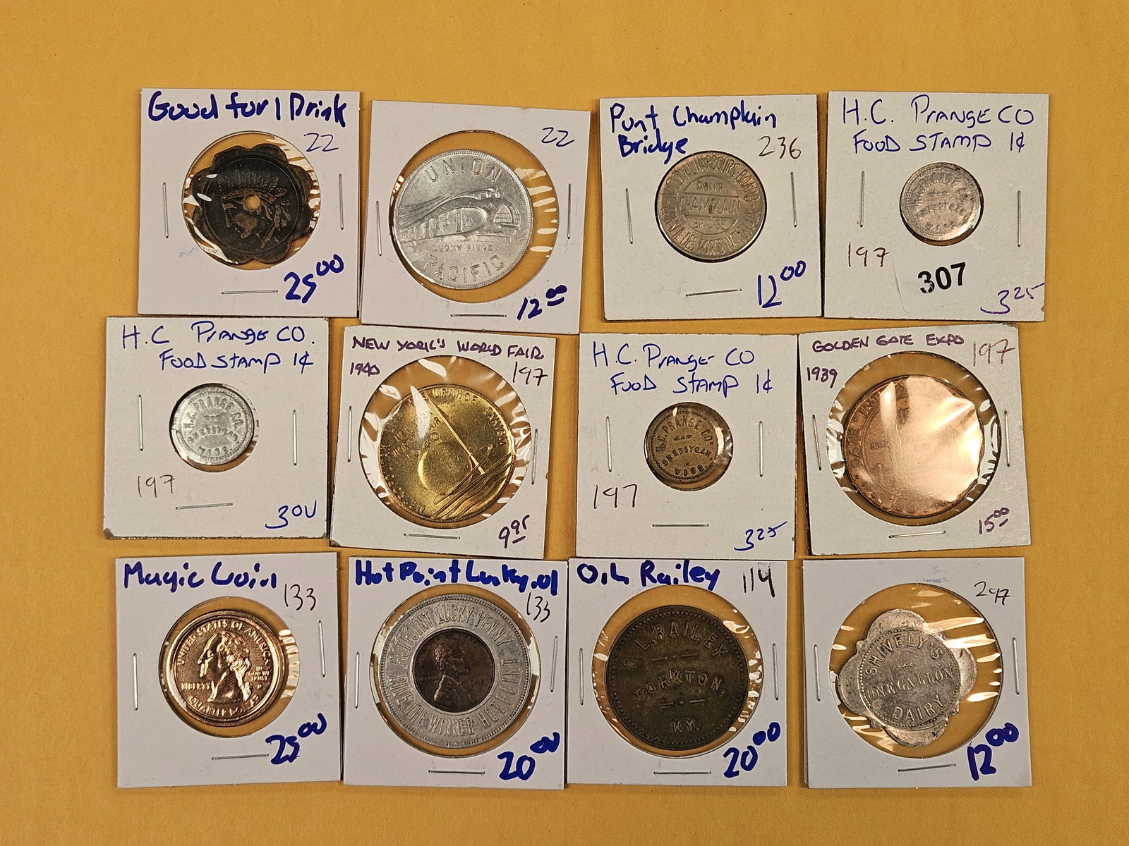 EXONUMIA!: Twelve cool, mixed, pieces of slightly better exonumia