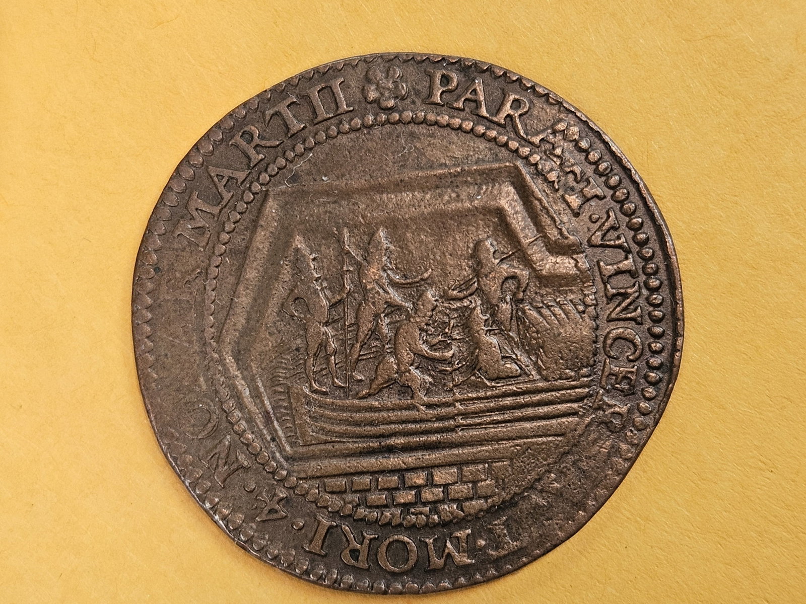 Scarcer 16th Century Dutch Jeton - 3