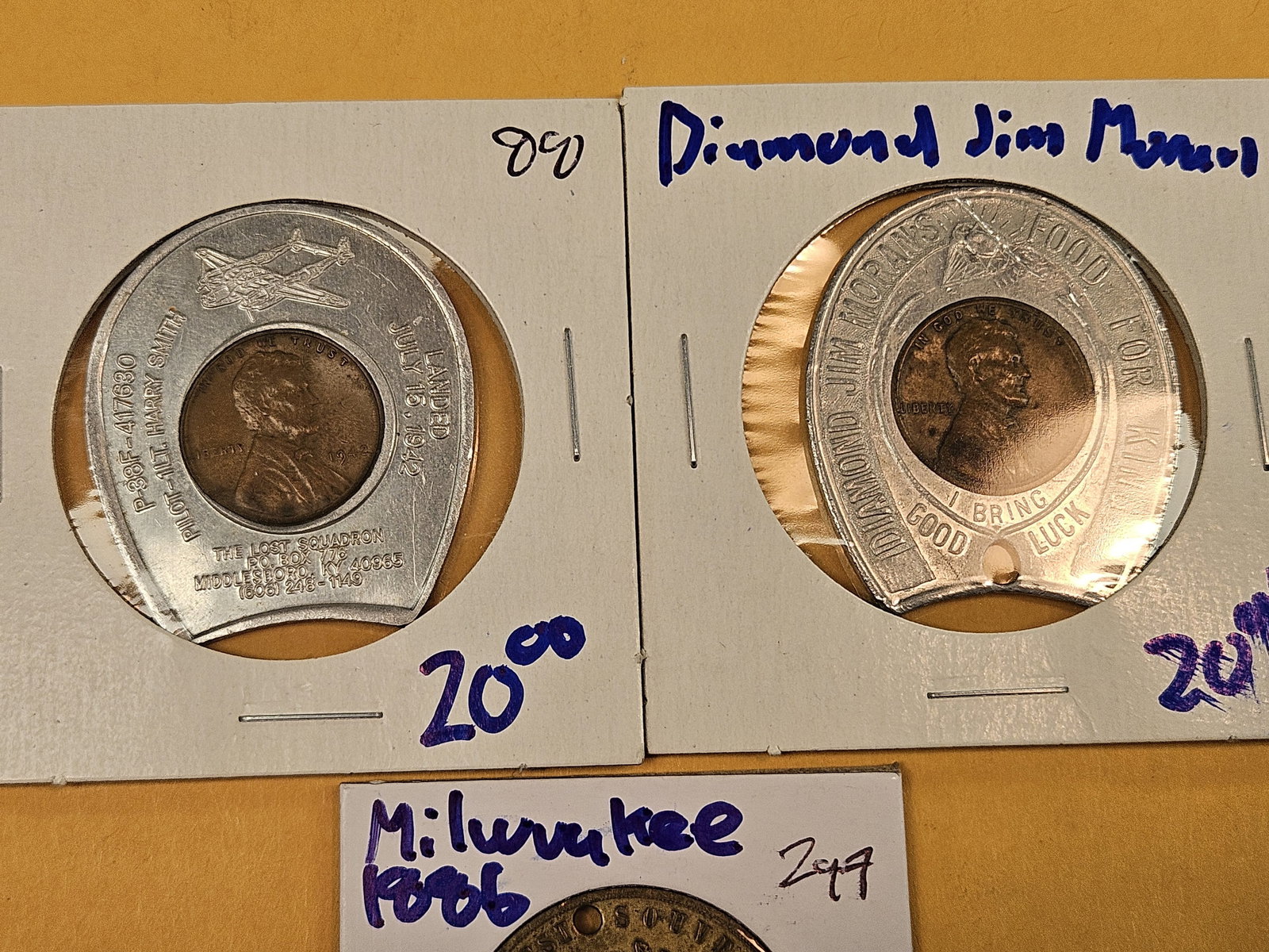 Nine very cool, mixed, pieces of exonumia - 12