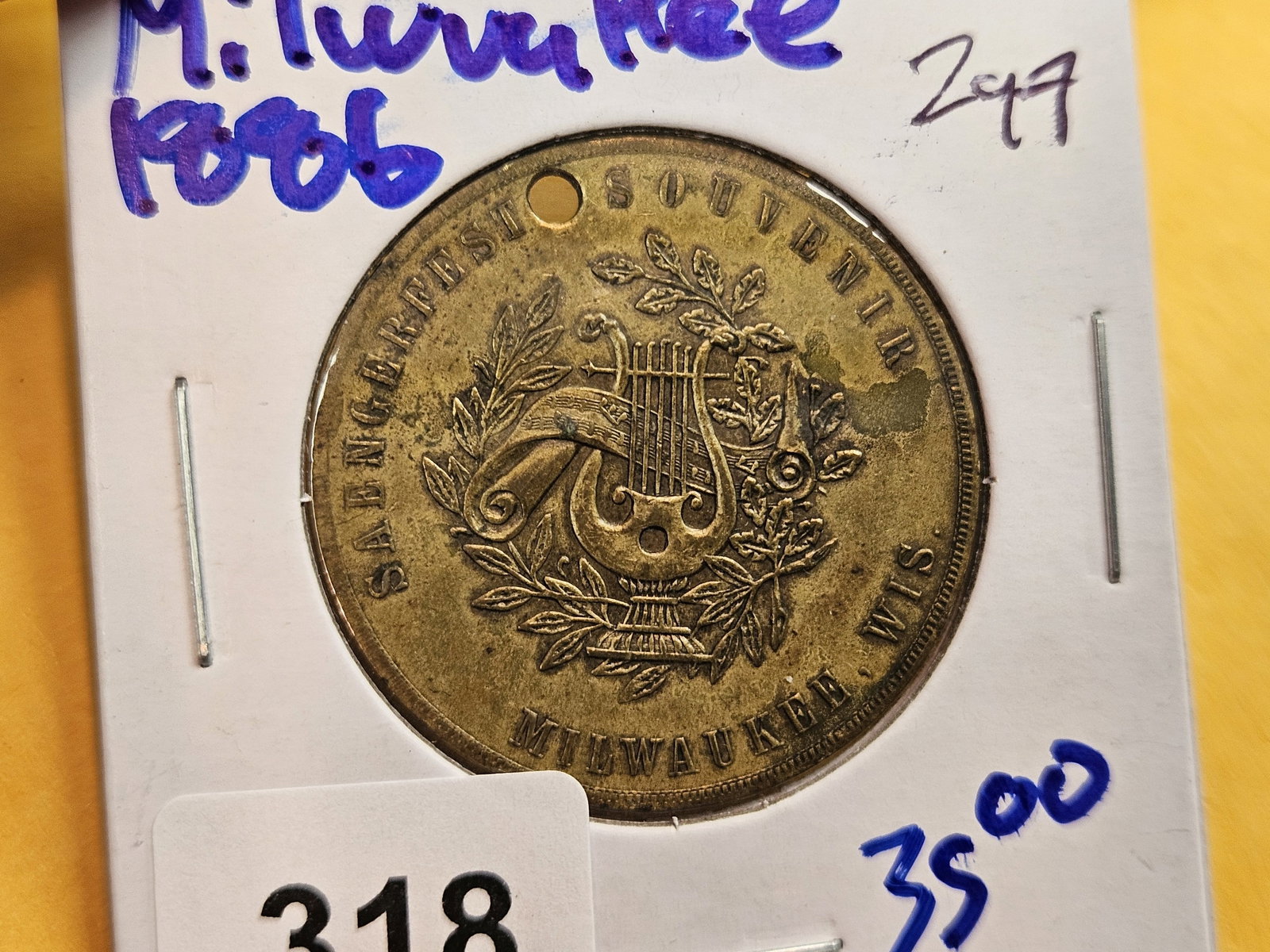 Nine very cool, mixed, pieces of exonumia - 16
