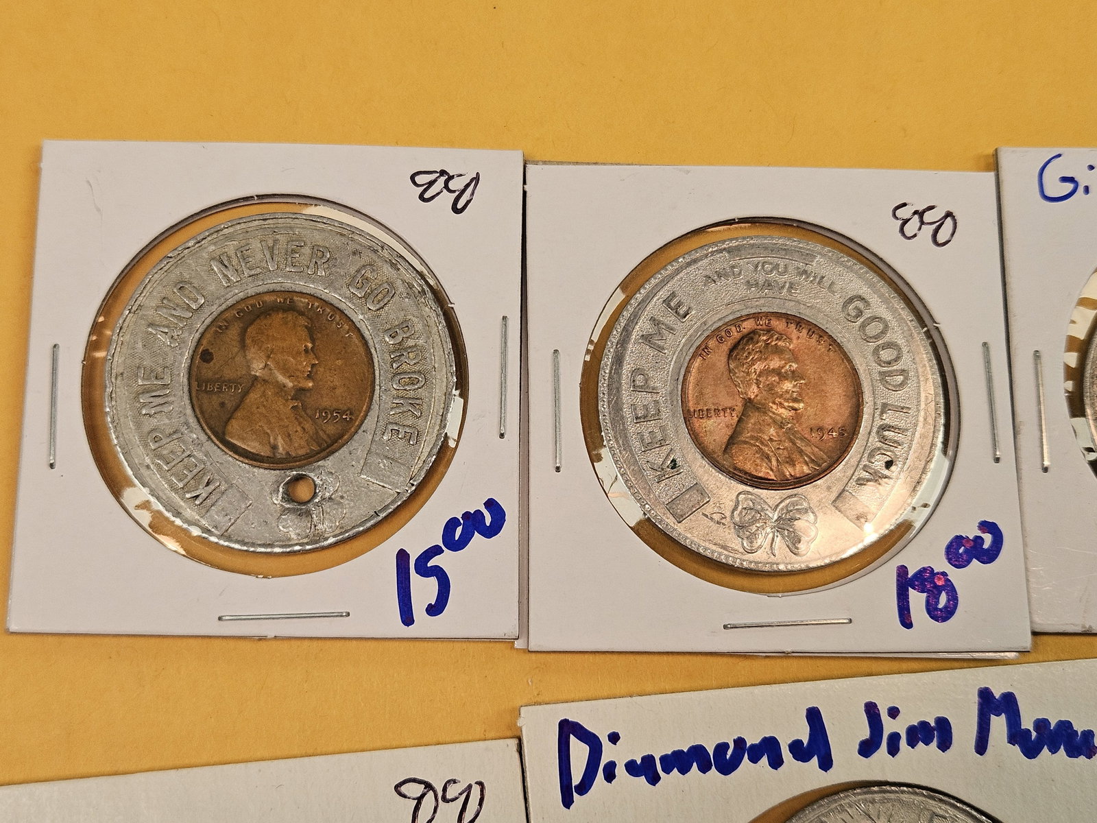 Nine very cool, mixed, pieces of exonumia - 4
