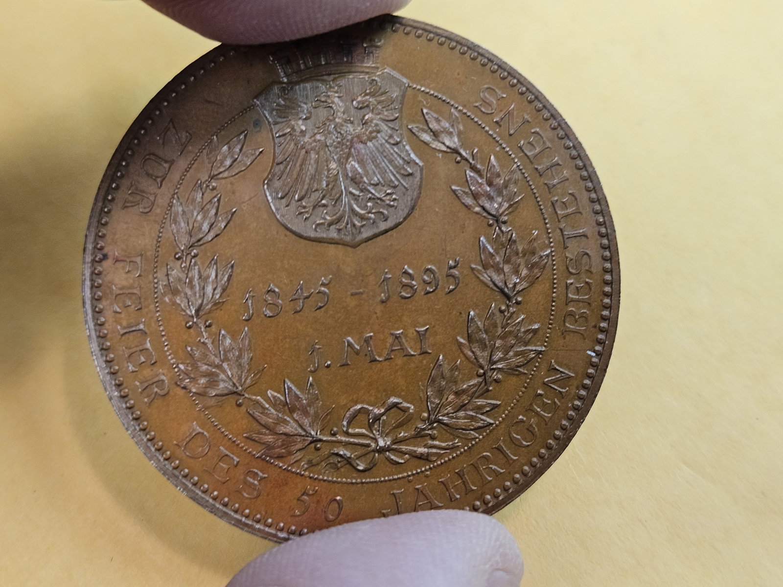 GEM Prooflike German Bronze Medal - 10