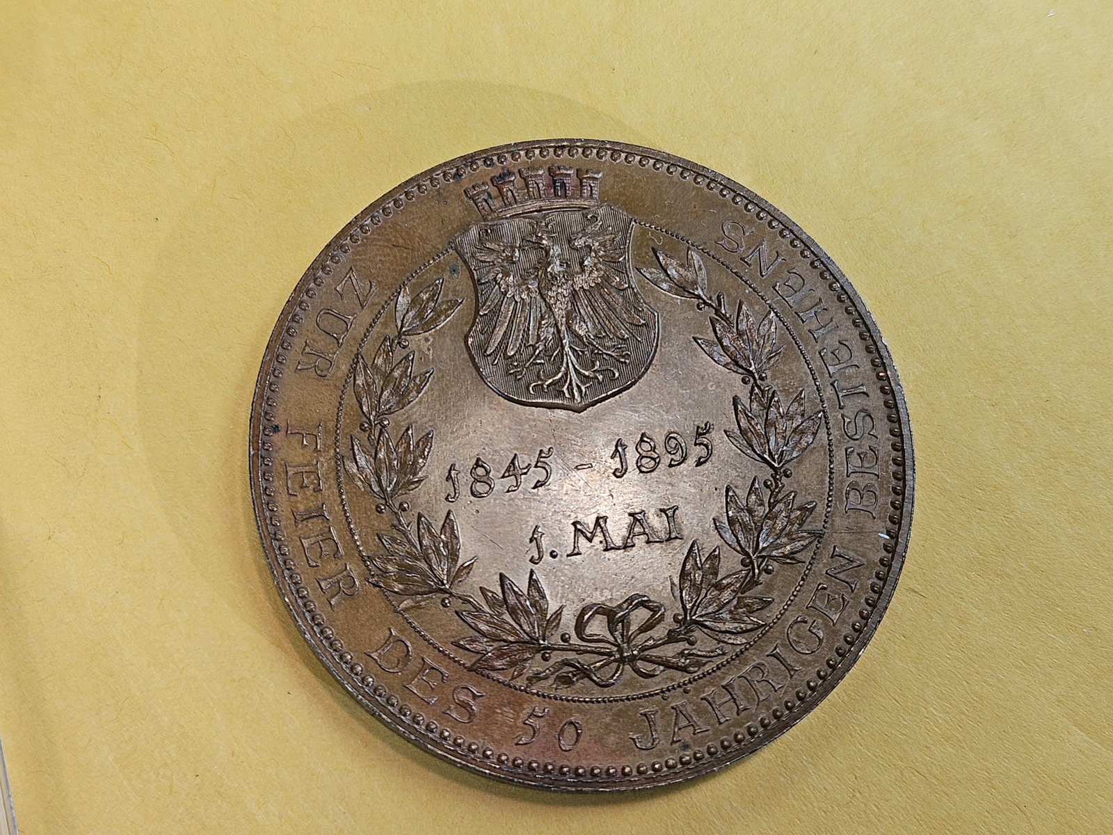 GEM Prooflike German Bronze Medal - 8
