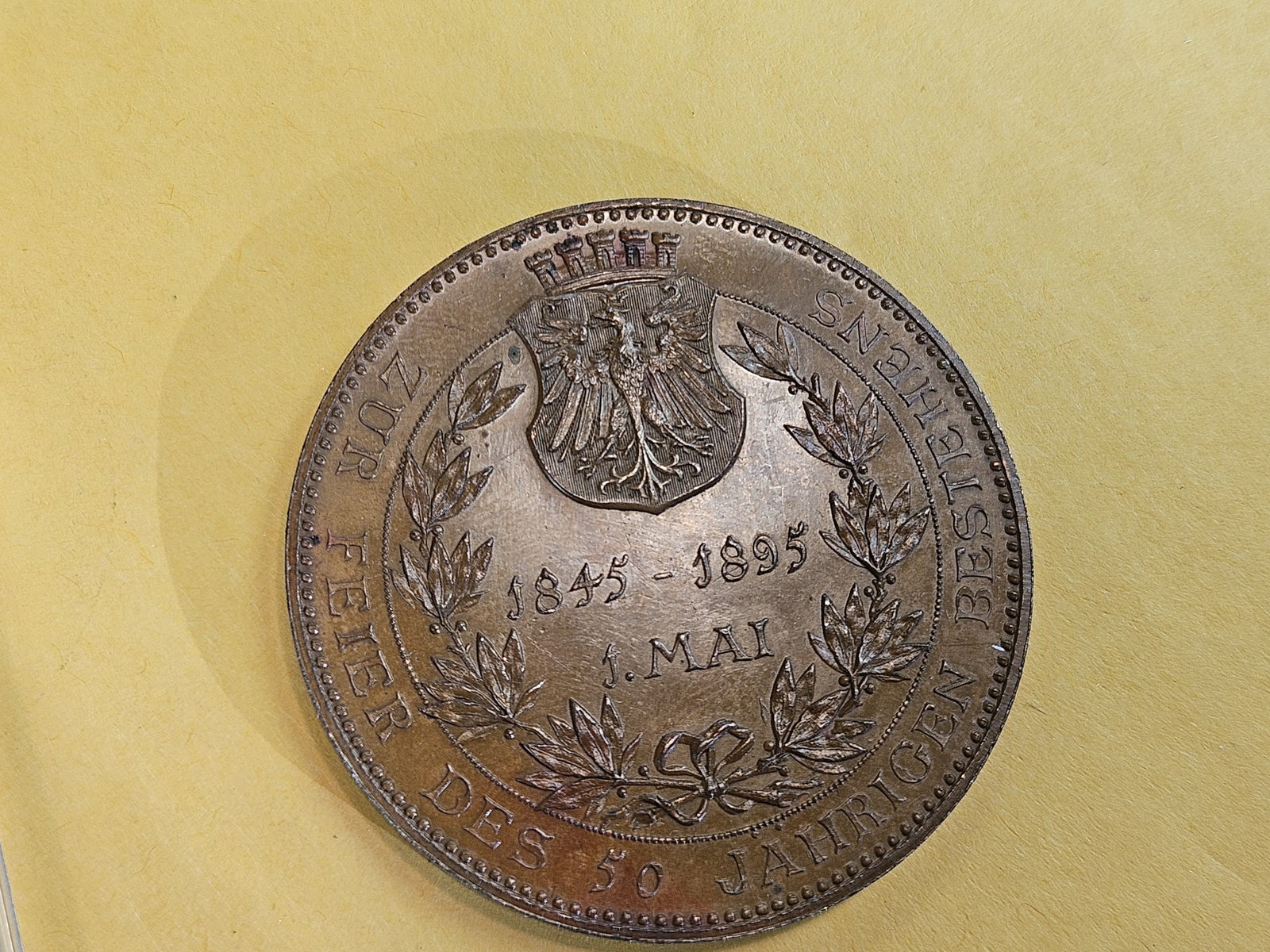 GEM Prooflike German Bronze Medal - 9