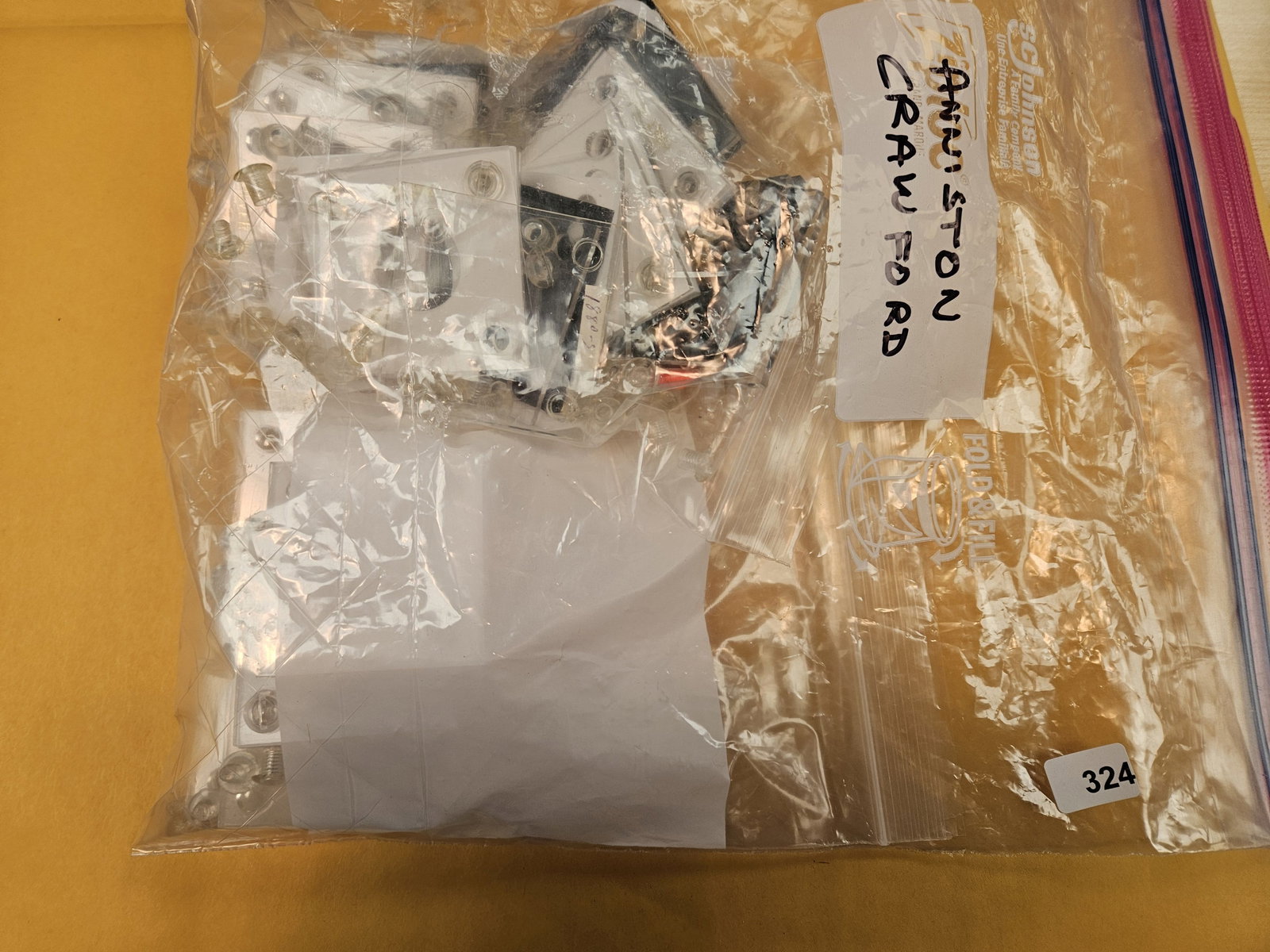 Ziploc bag full of Capitol Plastic holders: All single-coin ones