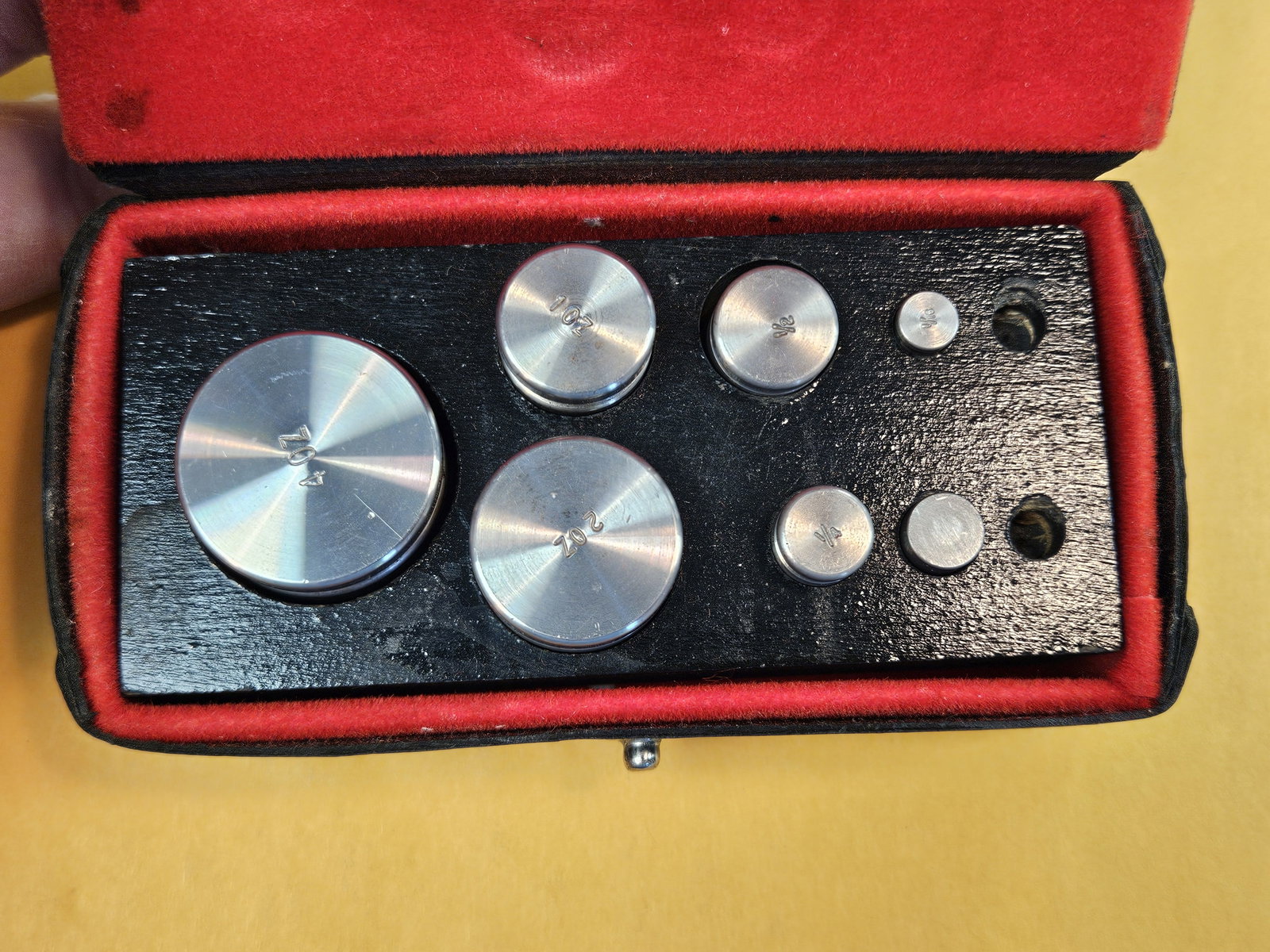 Interesting, vintage weight set - 2