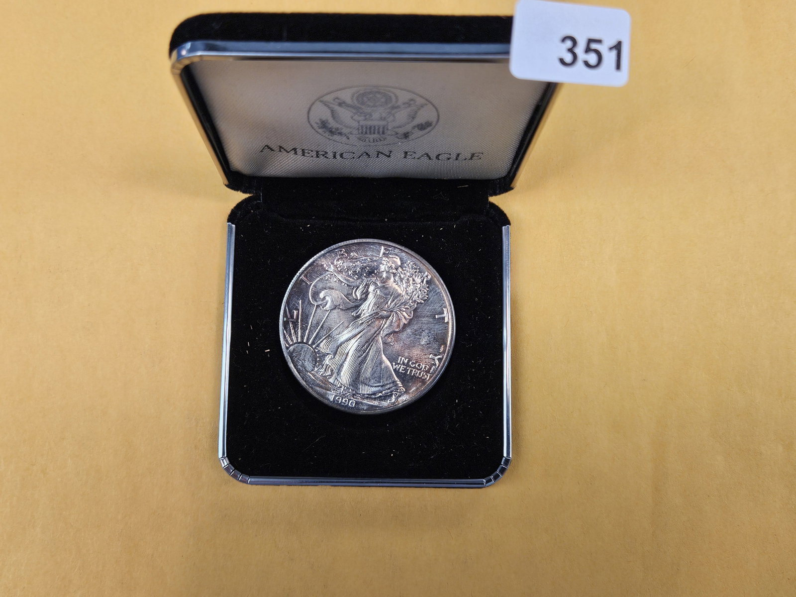And last but not least a GEM BU 1990 ASE: Nicely toned! In OG Box, no COA. Thanks all for another great auction! Have a lovely night, wonderful week, and we'll see ya'll again next time