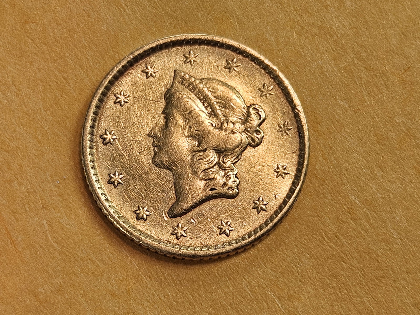 GOLD! Type 1 Gold Dollar (1 of 3)