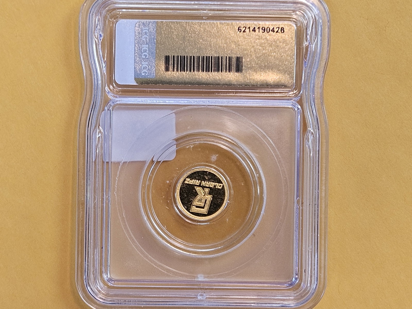 GOLD! PERFECT! ICG Clean Ripz .9999 fine gold round in Mint State 70 Prooflike - 3