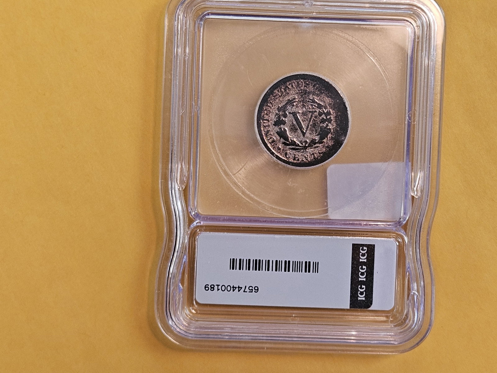 ICG Liberty "V" Nickel Black Ruthenium Plated - 3