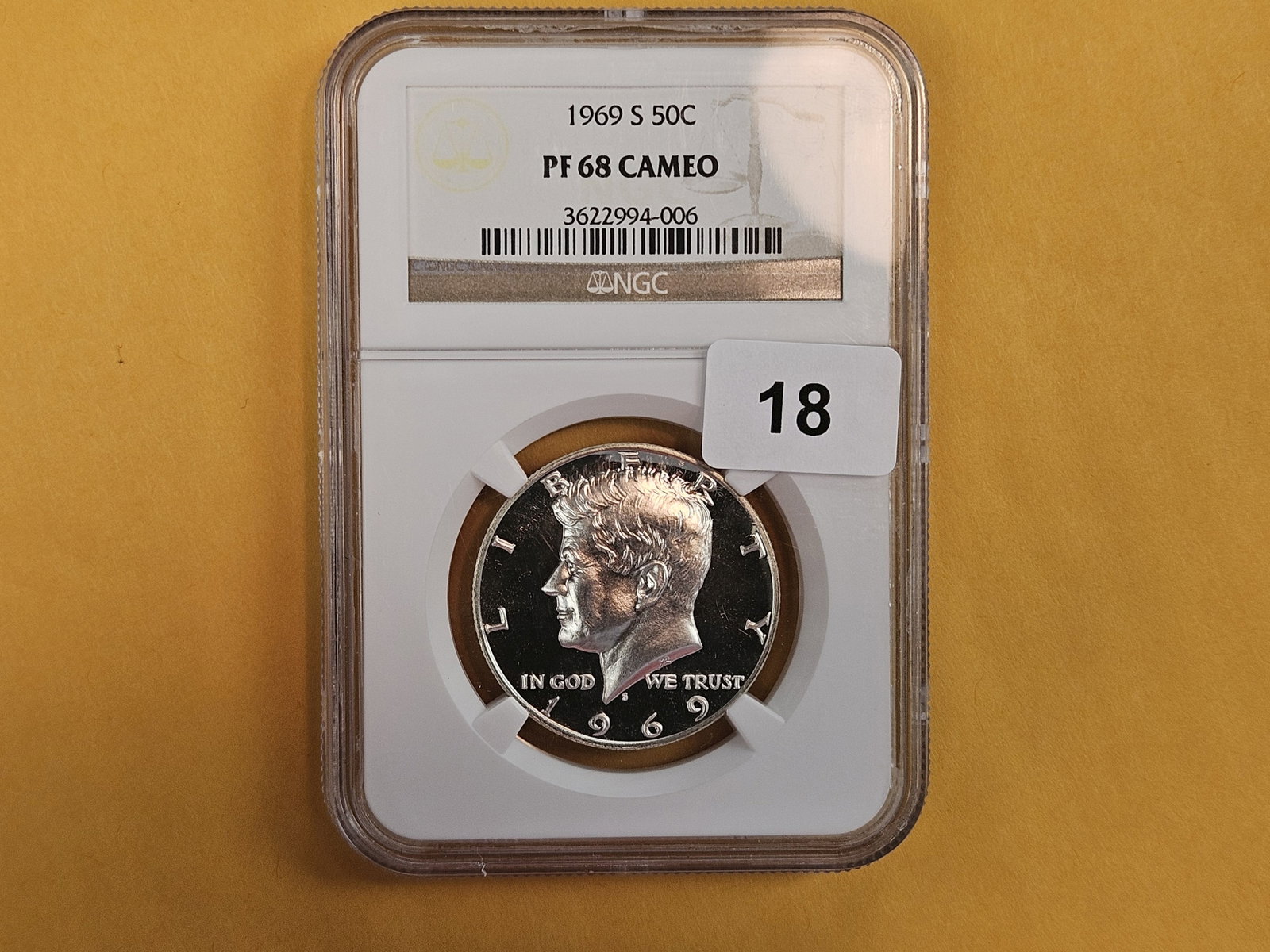 Superb GEM! NGC 1969-S Kennedy Silver Half Dollar - 2