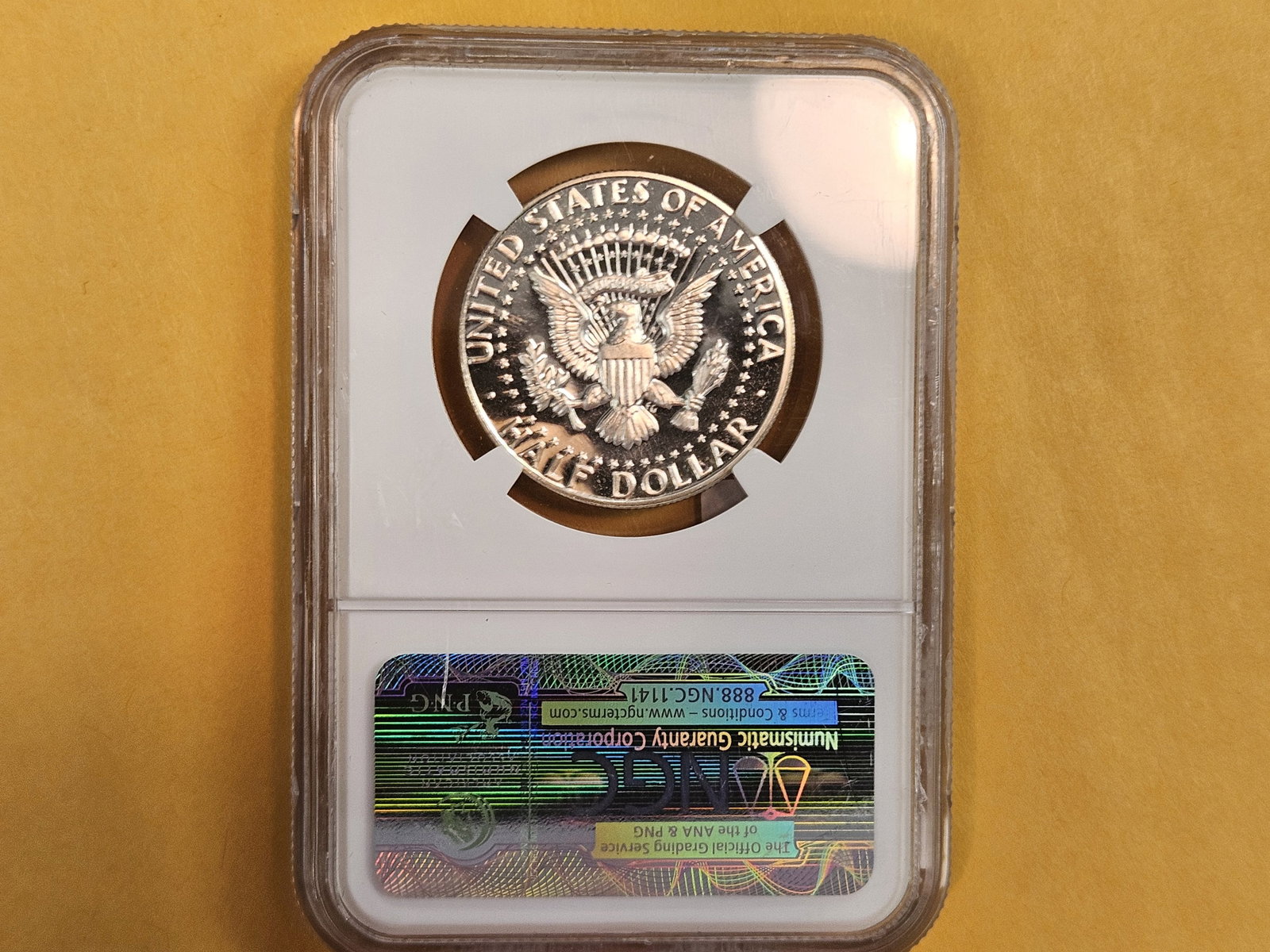 Superb GEM! NGC 1969-S Kennedy Silver Half Dollar - 3