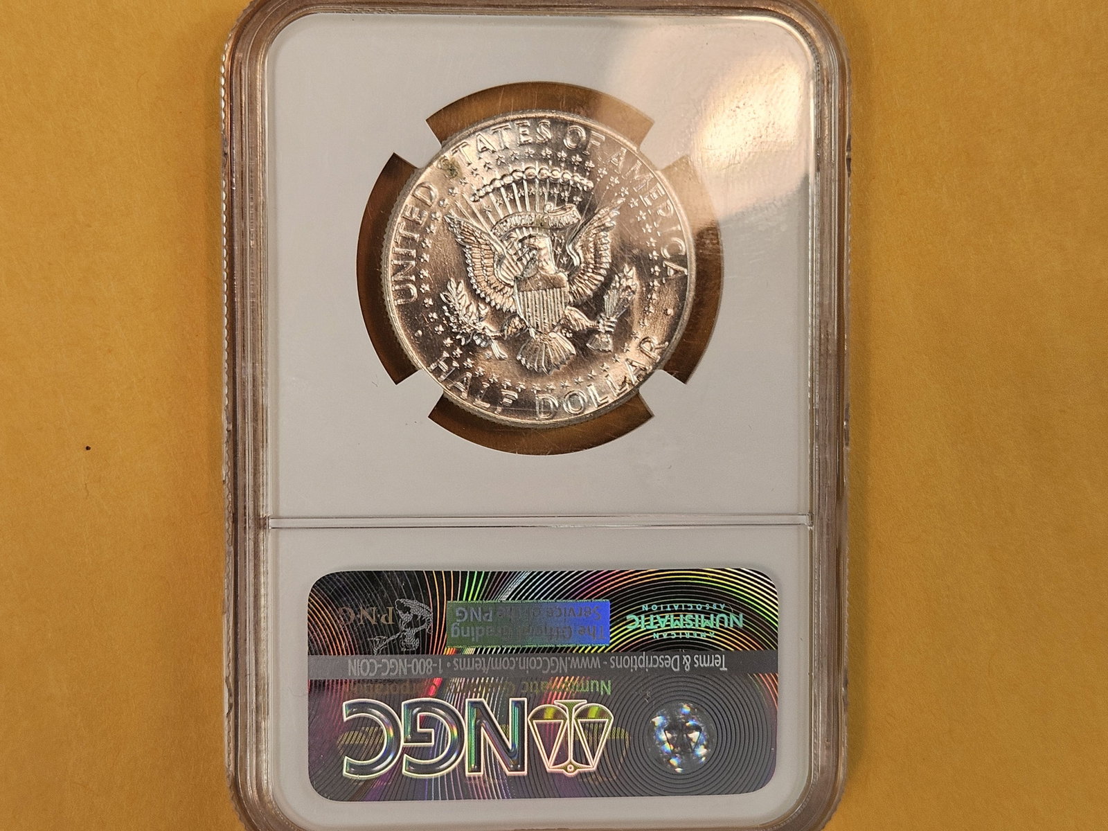 GEM! NGC 1964-D Kennedy silver Half Dollar in Mint State 65 - 3