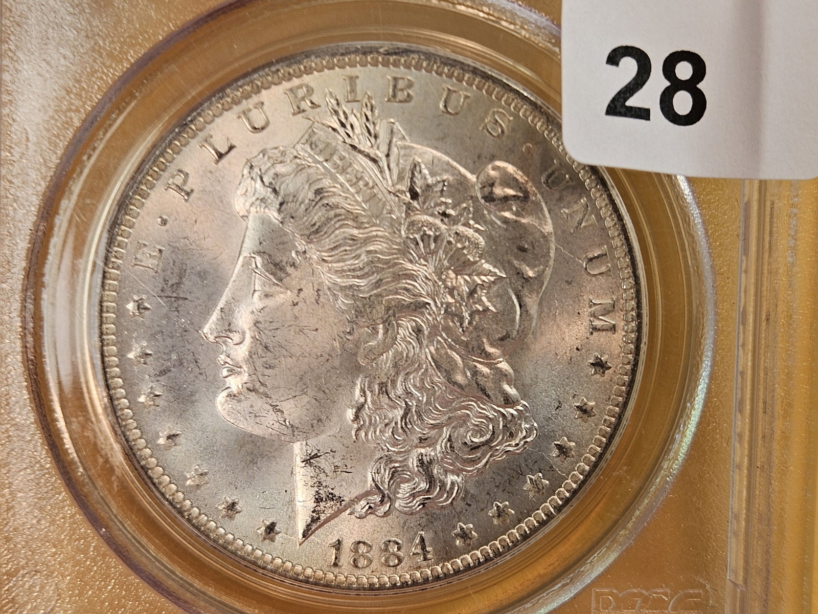 OGH! PCGS 1884-O Morgan Dollar in Mint State 63 - 3
