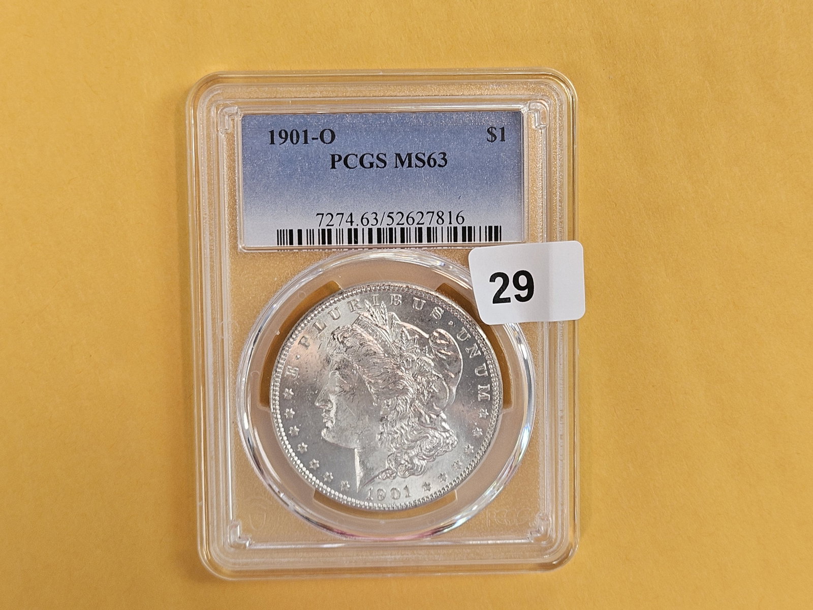 PCGS 1901-O Morgan Dollar in Mint State 63 - 2