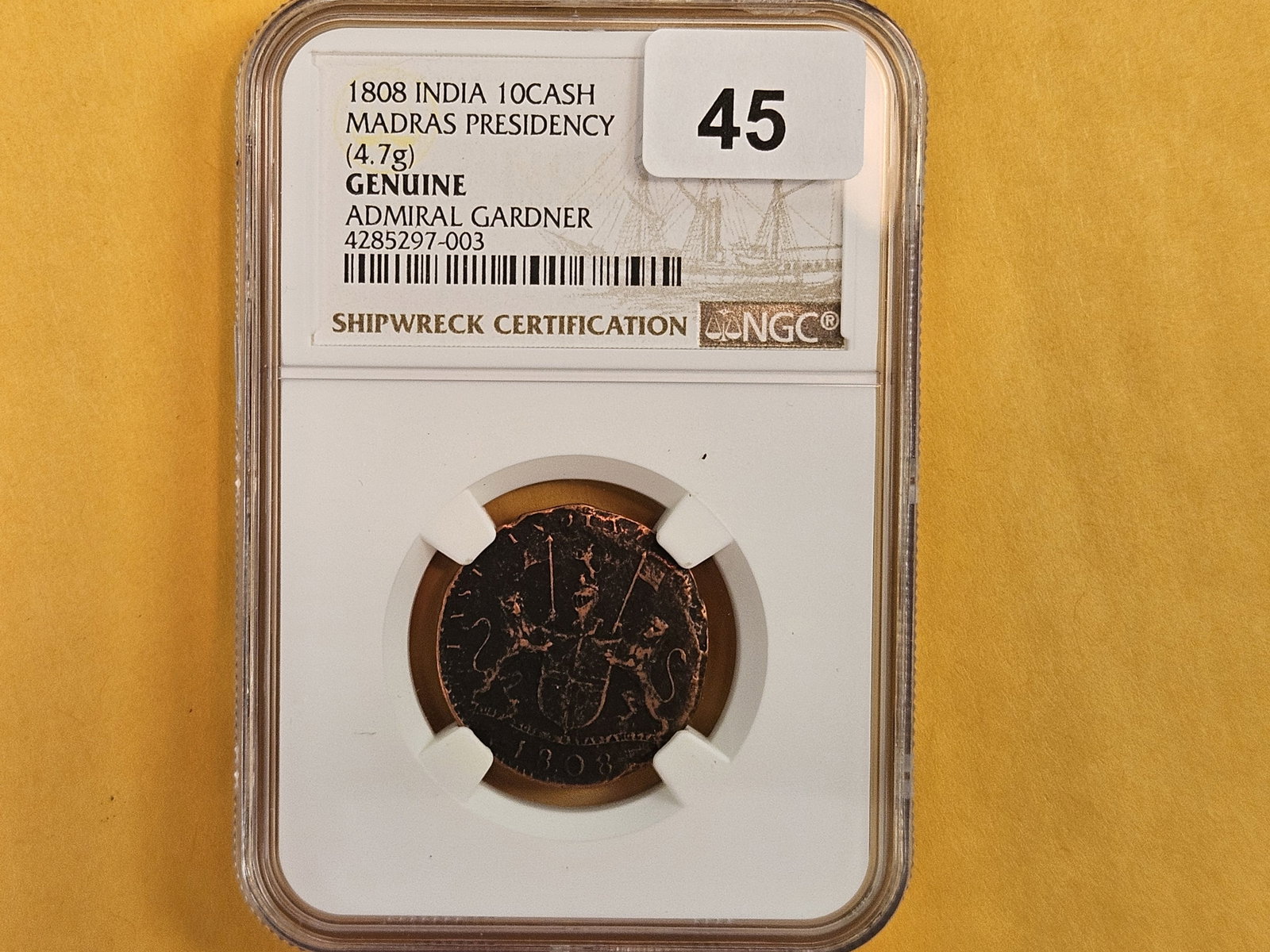 NGC 1808 East India company 10 cash - 2