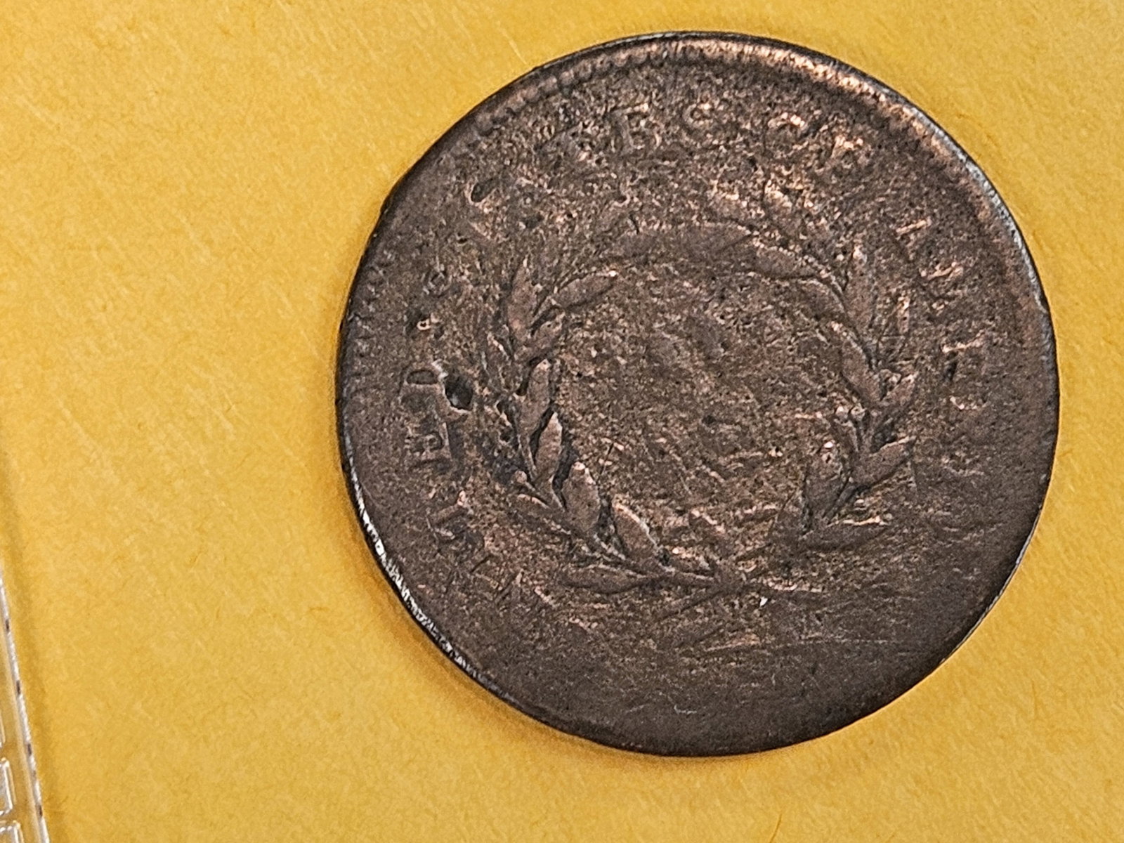 * Scarce 1794 Liberty Cap Half Cent in Fine - details - 8