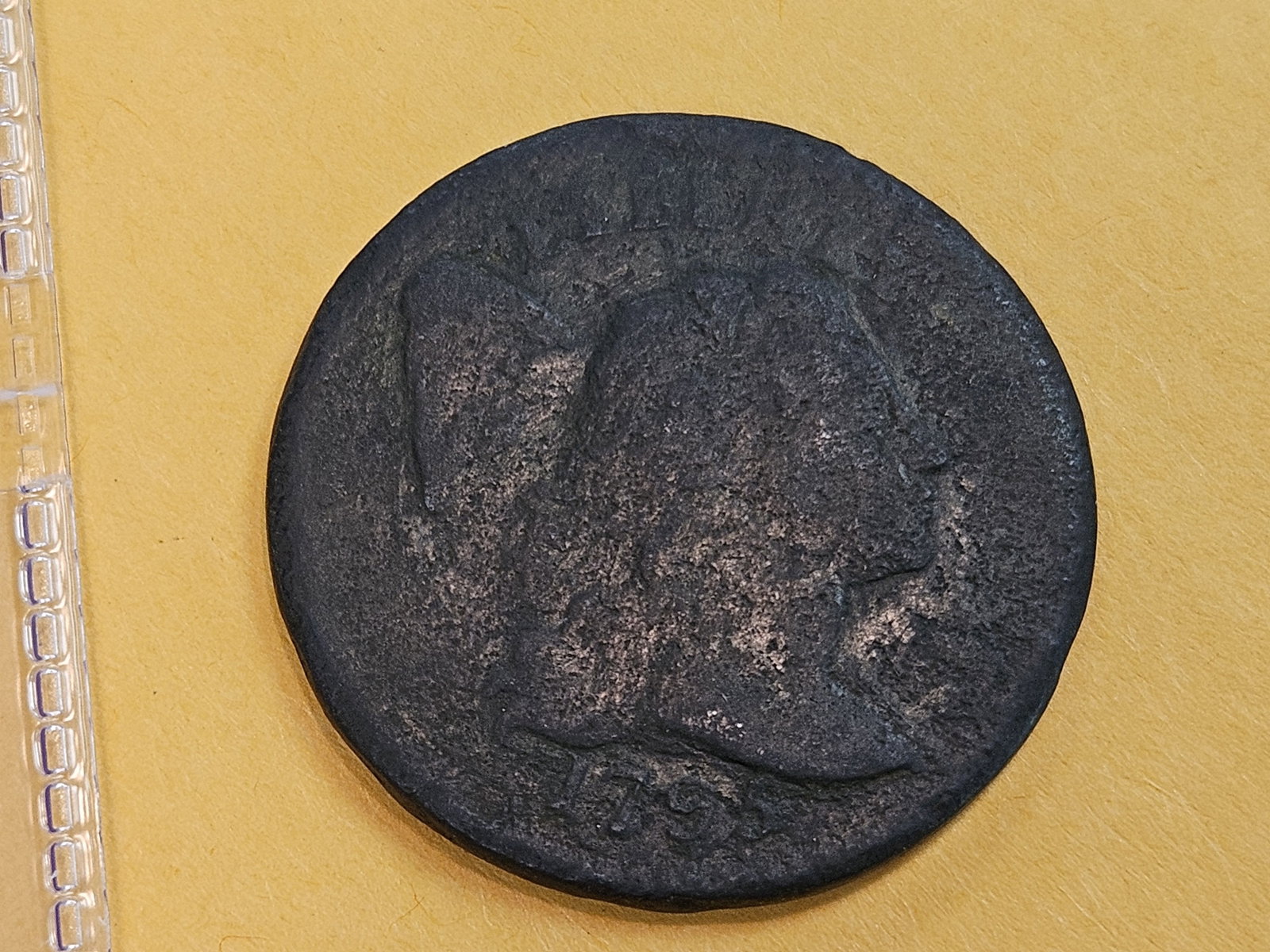 * Scarcer 1795 Liberty Cap Large Cent in Very Good - details (1 of 8)