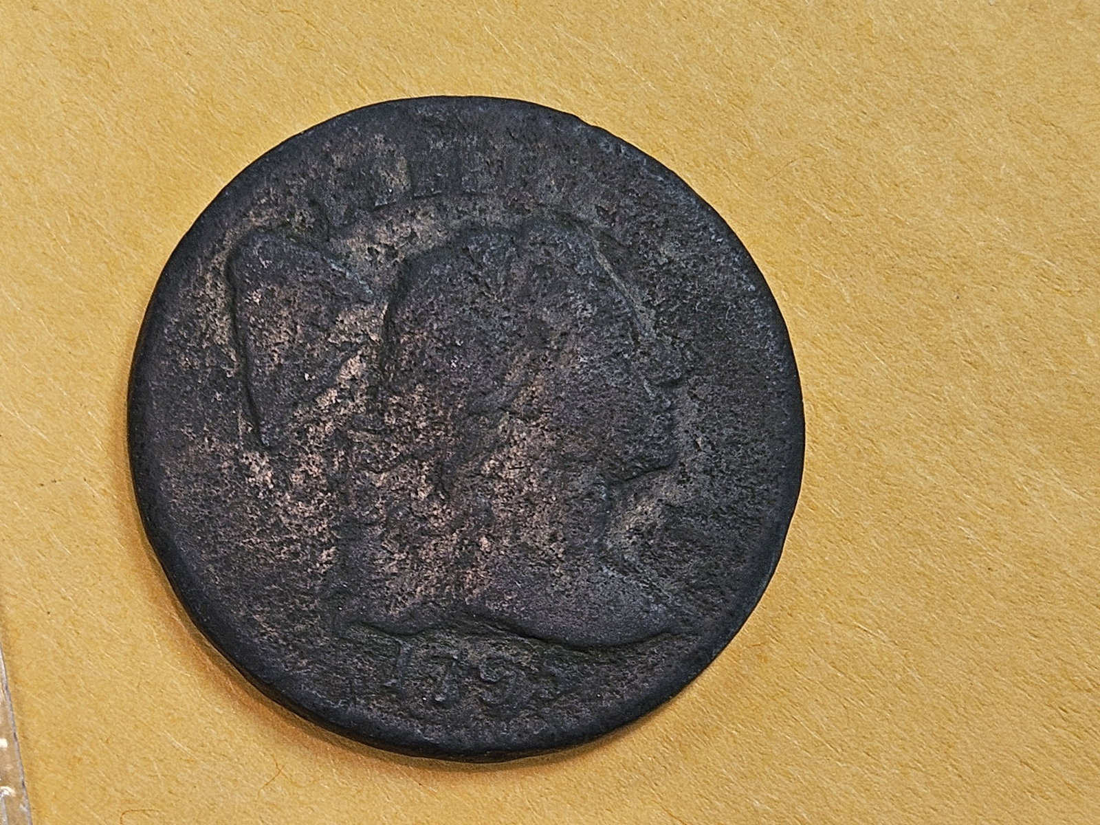 * Scarcer 1795 Liberty Cap Large Cent in Very Good - details - 4