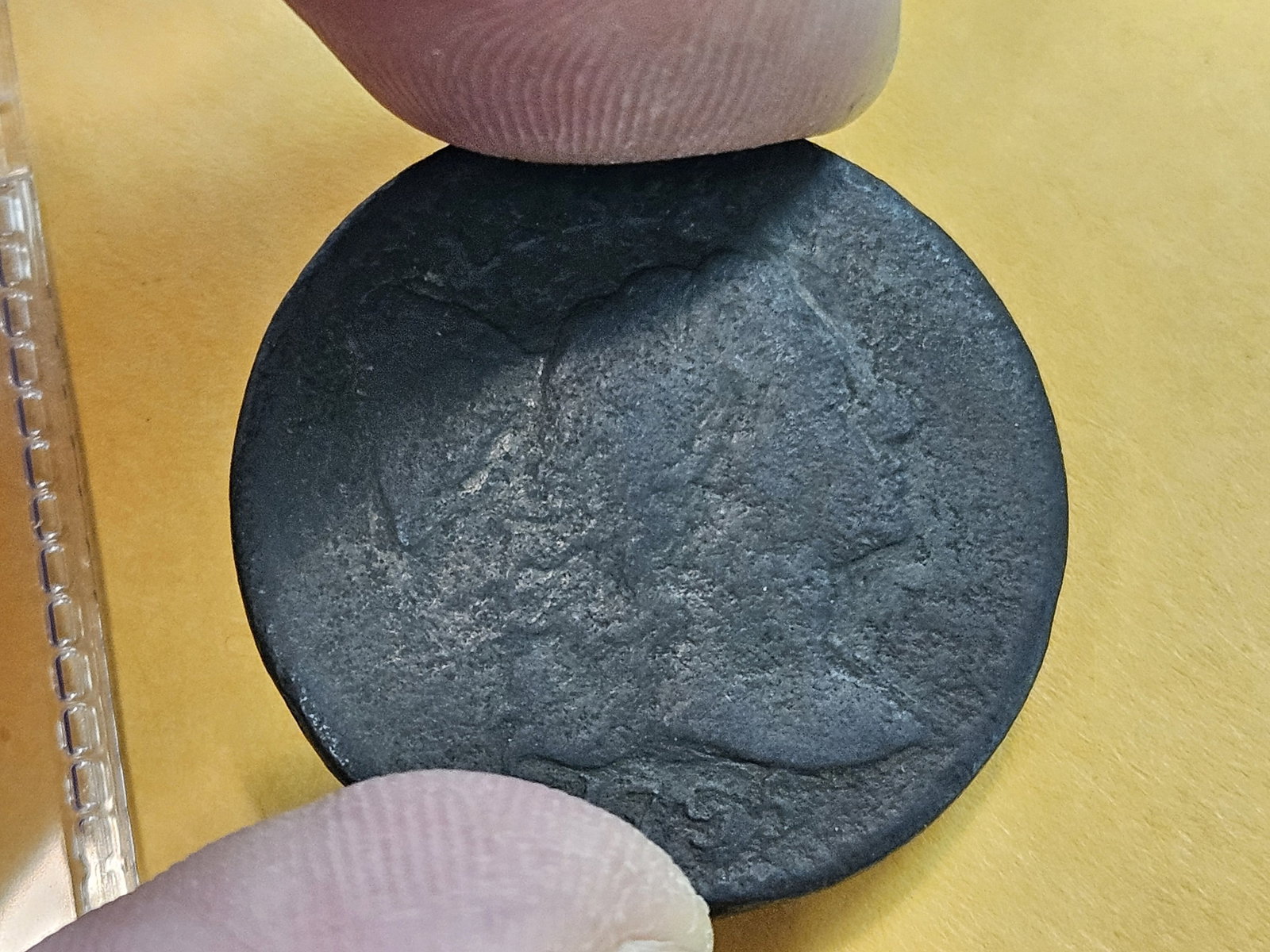 * Scarcer 1795 Liberty Cap Large Cent in Very Good - details - 5