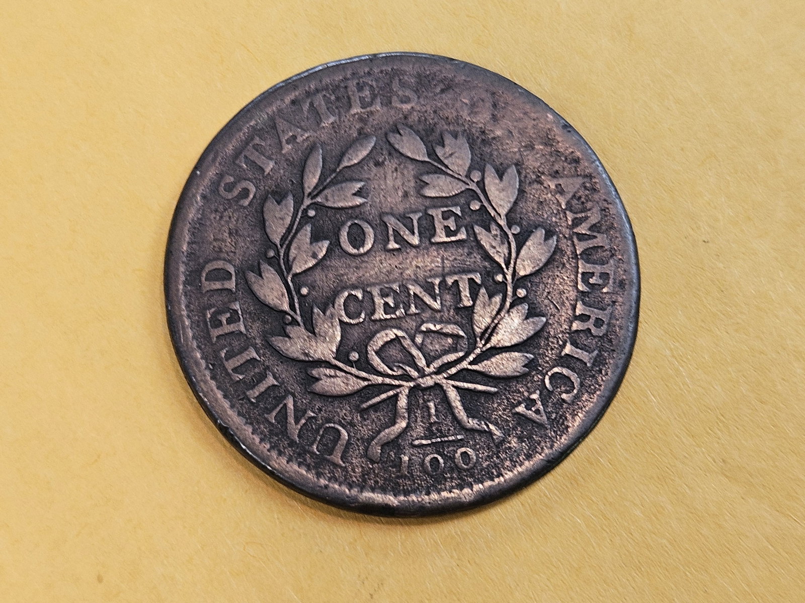 1805 Draped Bust large Cent in Fine - details - 4