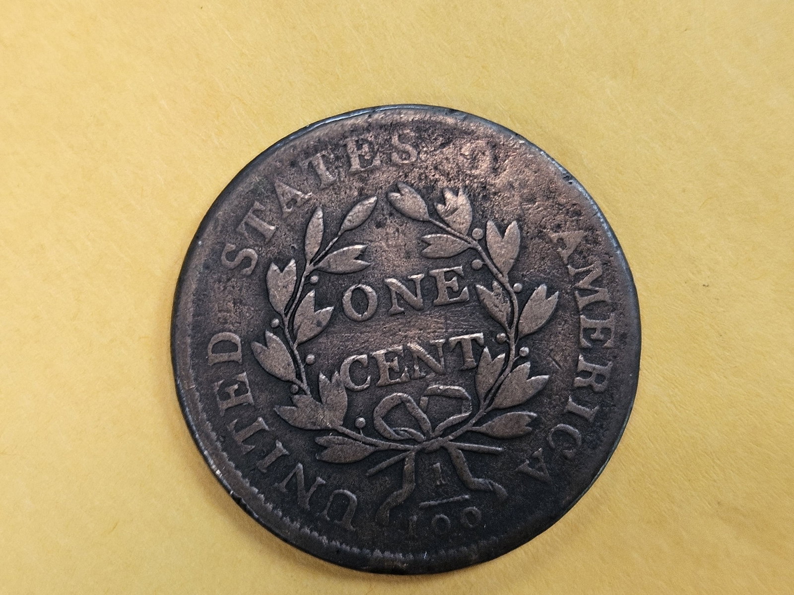 1805 Draped Bust large Cent in Fine - details - 5