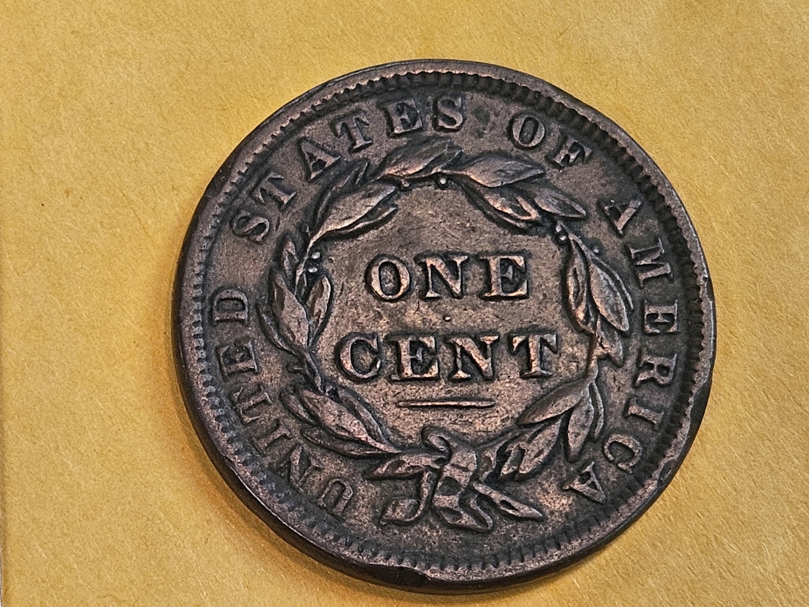 1838 Large Cent in Extra Fine - 4