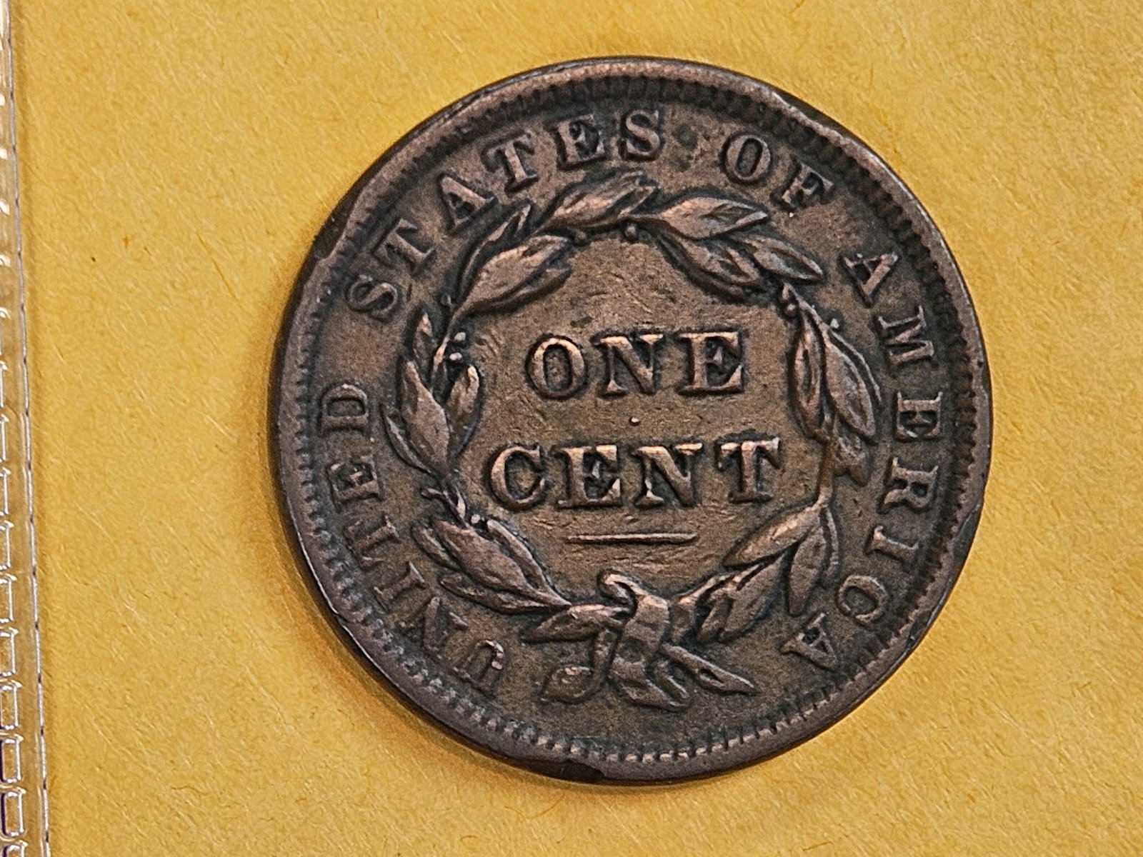 1838 Large Cent in Extra Fine - 5