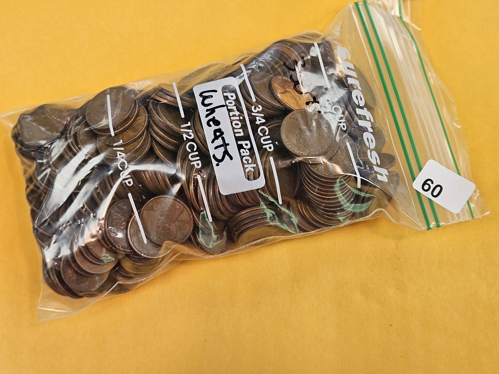 THREE HUNDRED Fifty Wheat cents (1 of 1)