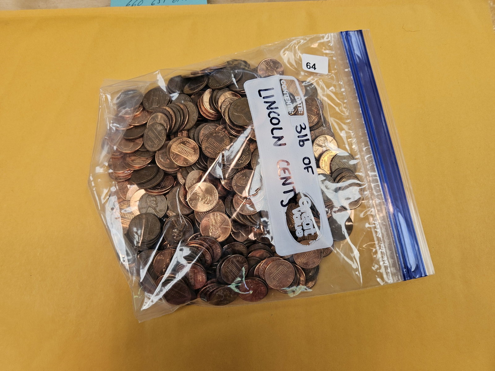 THREE POUNDS of Lincoln Cents: Came in over the counter. Unchecked by us. Memorials and maybe some wheats?