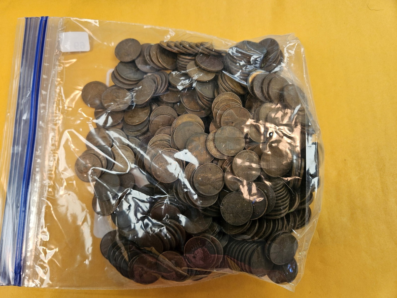 THREE POUNDS of Wheat cents - 2