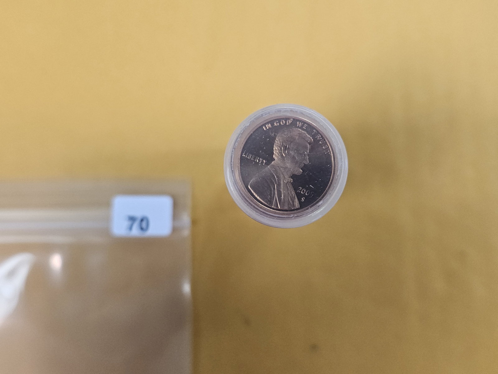 Full roll of mixed Proof Lincoln Cents: Top 2 are mixed. Came in with an old collection. Rest unchecked by us