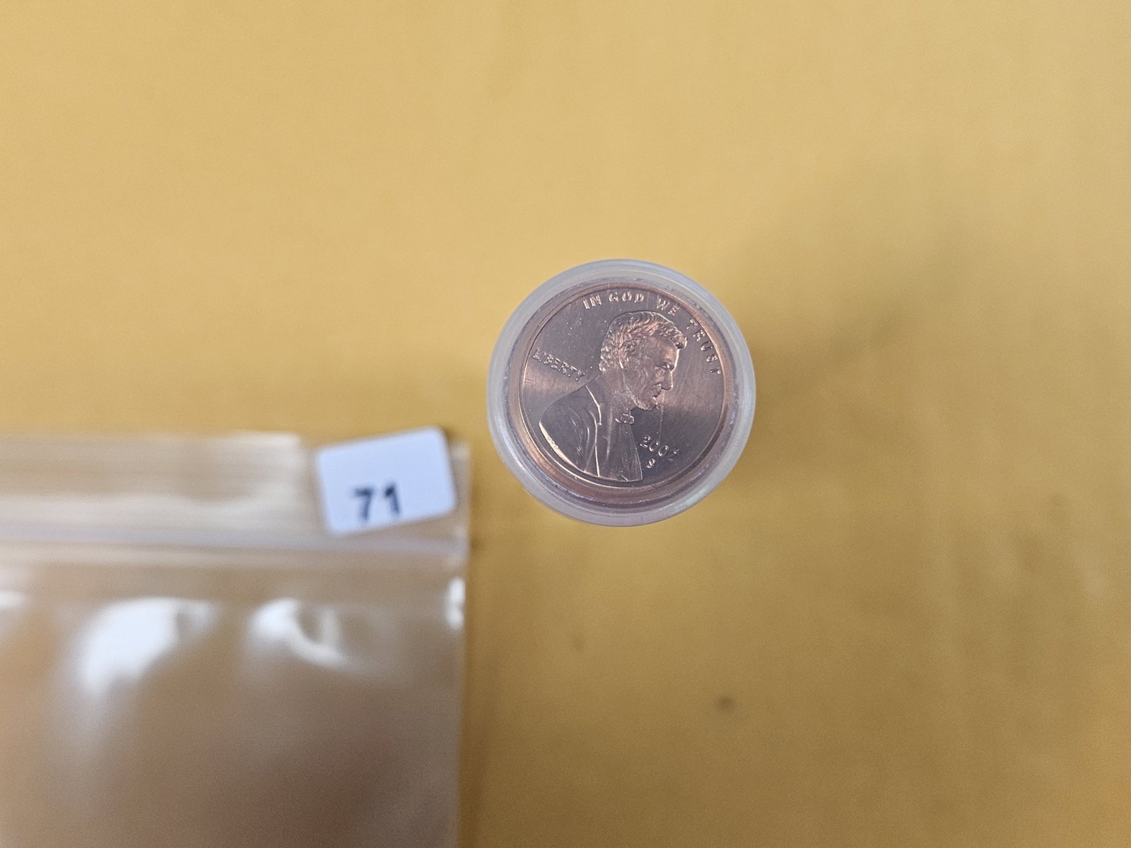 Full roll of mixed Proof Lincoln Cents: Top 2 are mixed. Came in with an old collection. Rest unchecked by us