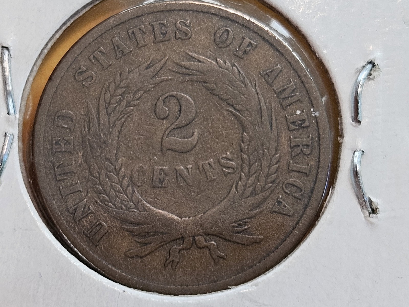 MINT ERROR! 1868 Two Cent piece - 4