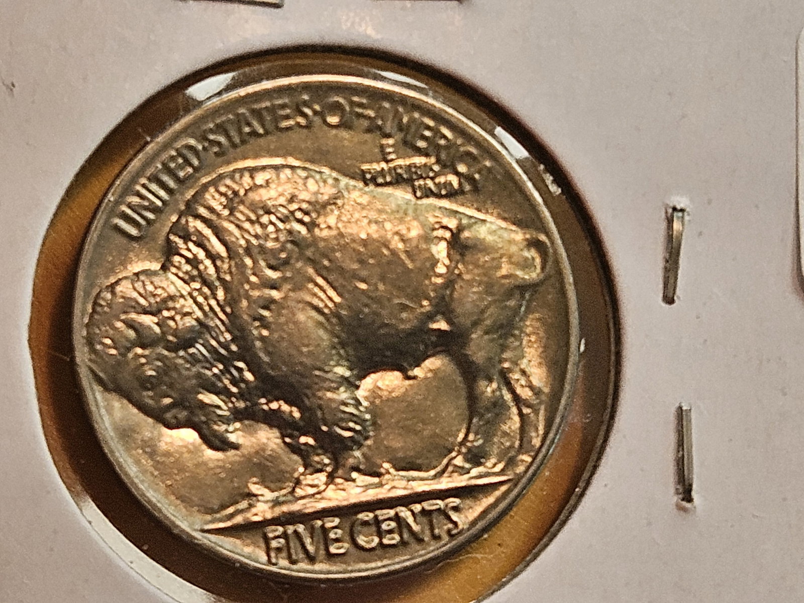Very Choice Brilliant Uncirculated 1937 Buffalo Nickel - 6