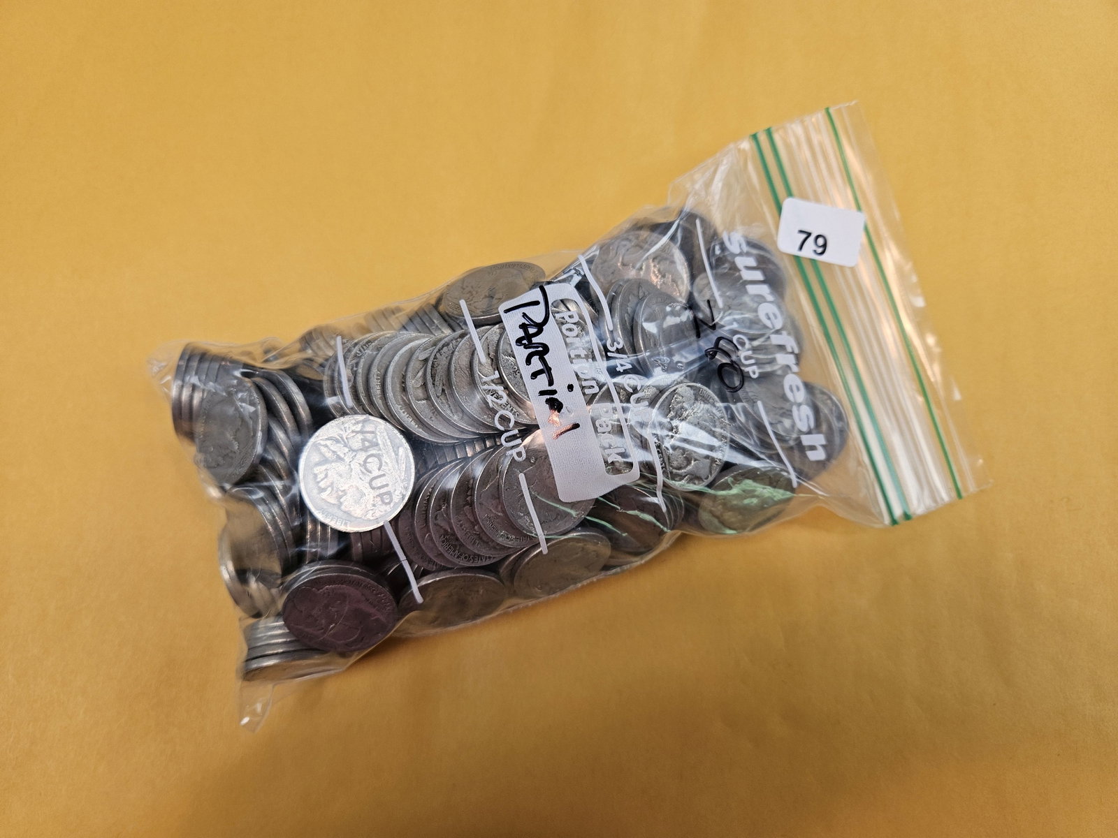 TWO HUNDRED eighty Buffalo Nickels: All Partial dates