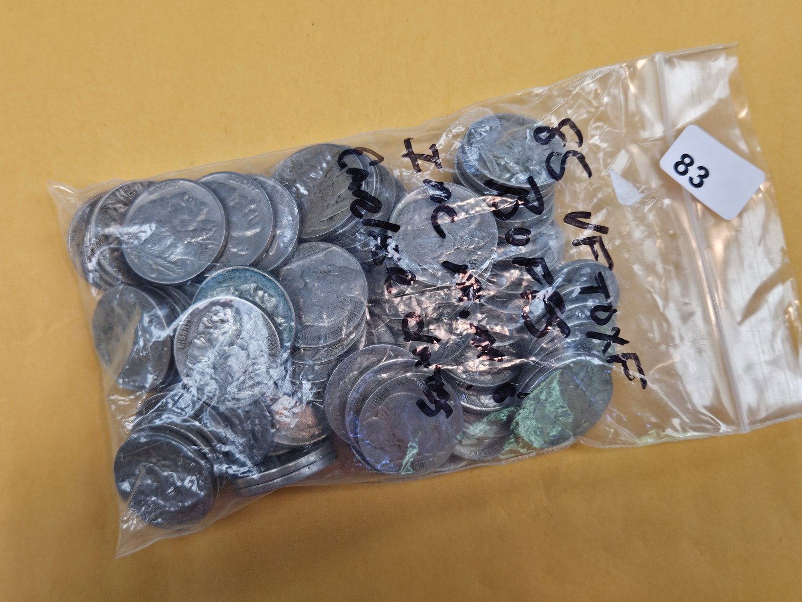 Eighty-Five Buffalo Nickels: All in Very Fine to Extra Fine condition