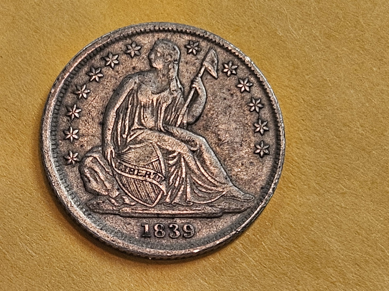 Better 1839-O Seated Liberty silver Dime - 3