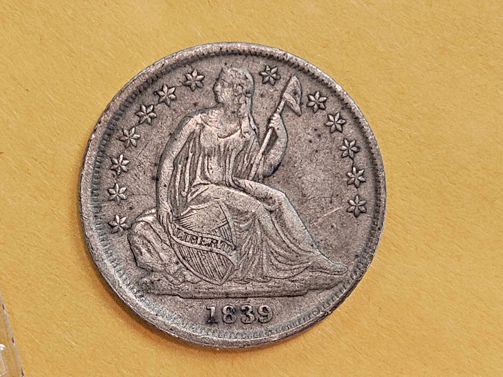 Better 1839-O Seated Liberty silver Dime - 4