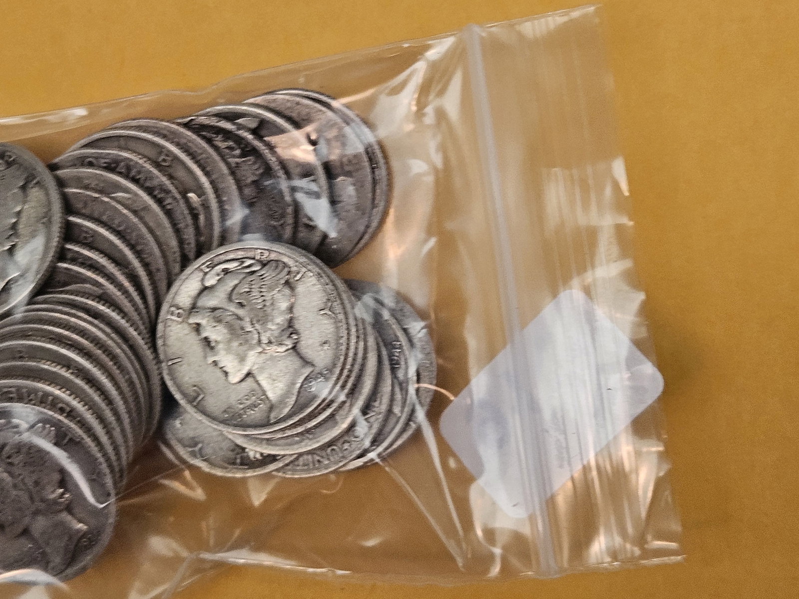 Thirty mixed silver Mercury Dimes - 2