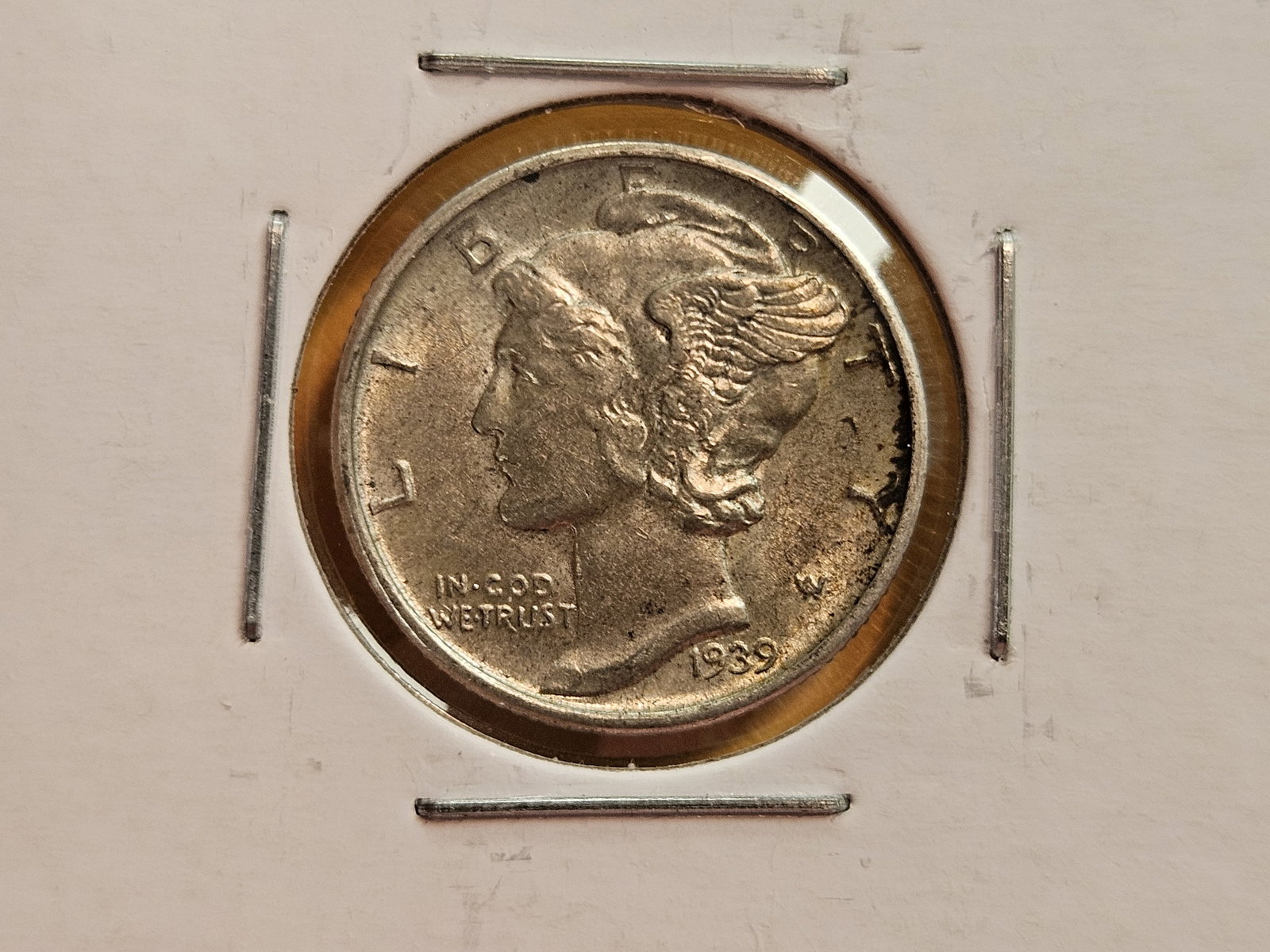 Four better grade silver Mercury Dimes - 2
