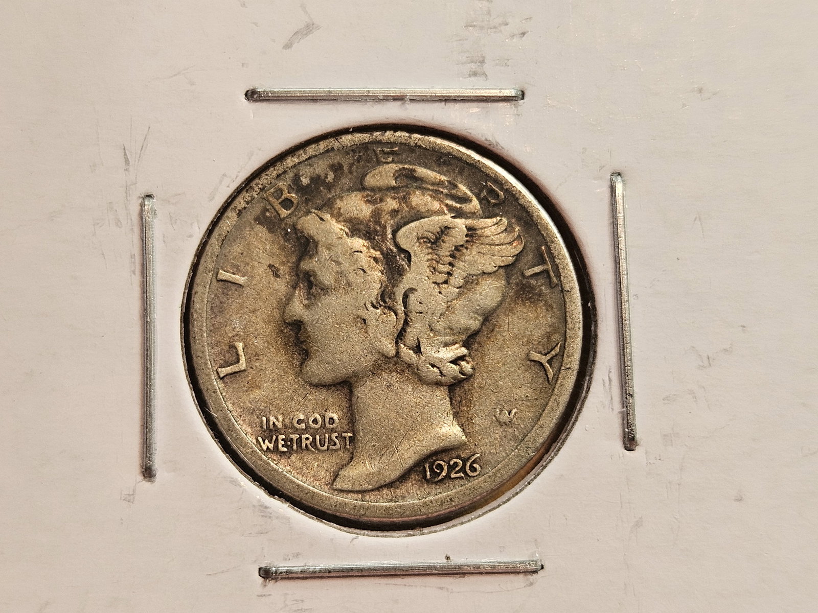 Four better grade silver Mercury Dimes - 6