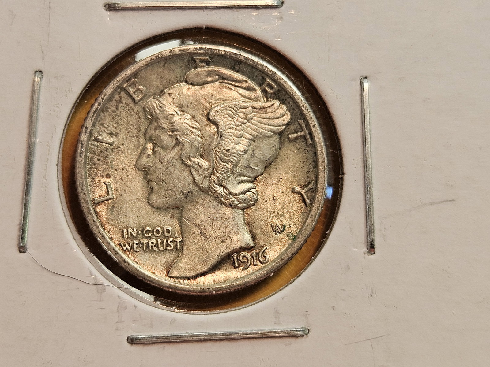 Four better grade silver Mercury Dimes - 8