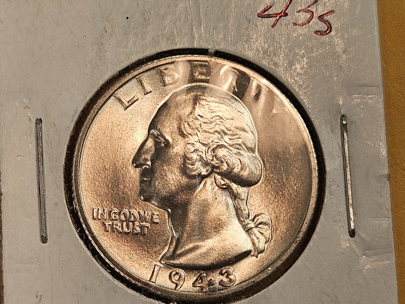 GEM Brilliant Uncirculated 1943-S Washington Quarter - 3