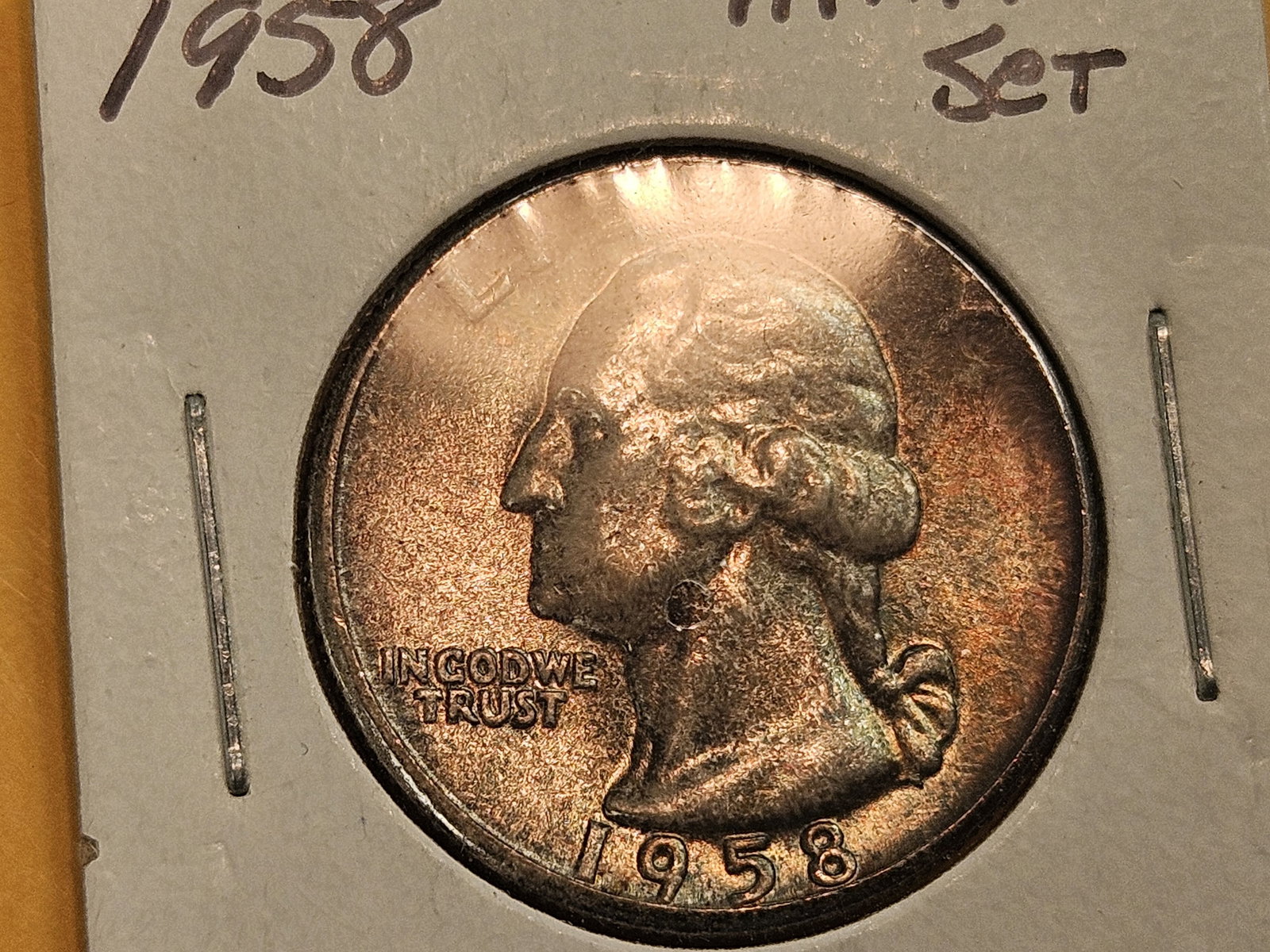 GEM Brilliant Uncirculated 1958 Washington Quarter - 4