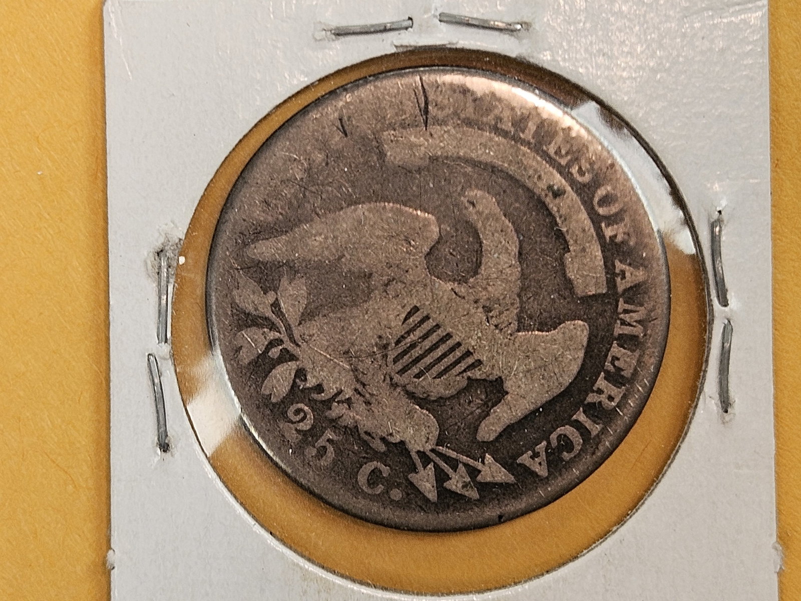 1828 Capped Bust Quarter in Good - 3