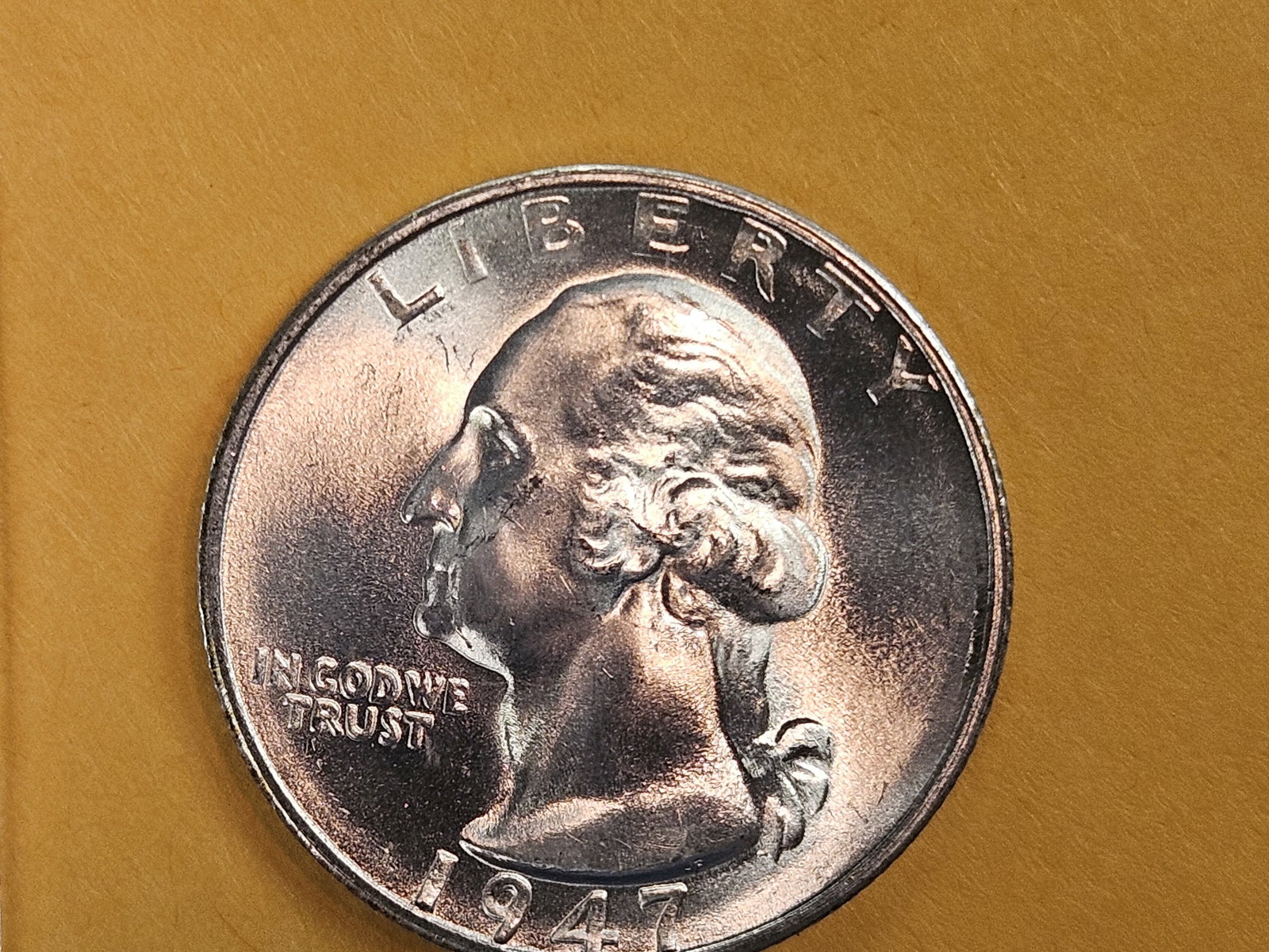 GEM Brilliant Uncirculated 1947-S Washington Quarter: Roll Fresh