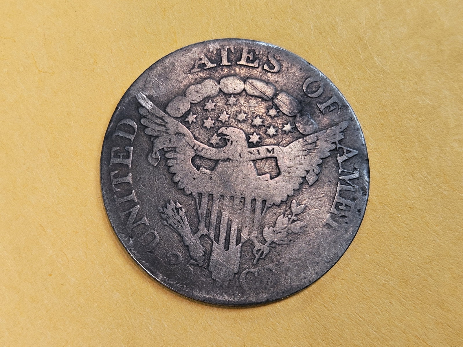 * Scarcer 1806 Draped Bust Quarter in Fine plus - details! - 7