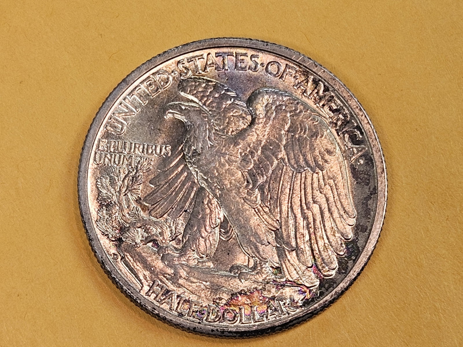 Choice Brilliant Uncirculated 1941-D Walking Liberty Half Dollar - 5